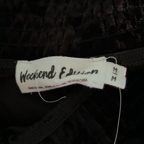 Black velvet tights with tags on - Picture 4 of 4